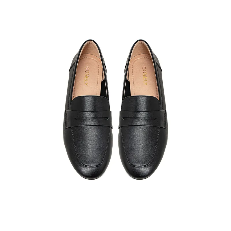 COMELY Loafers Women's Black/Brown/Ecru-63
