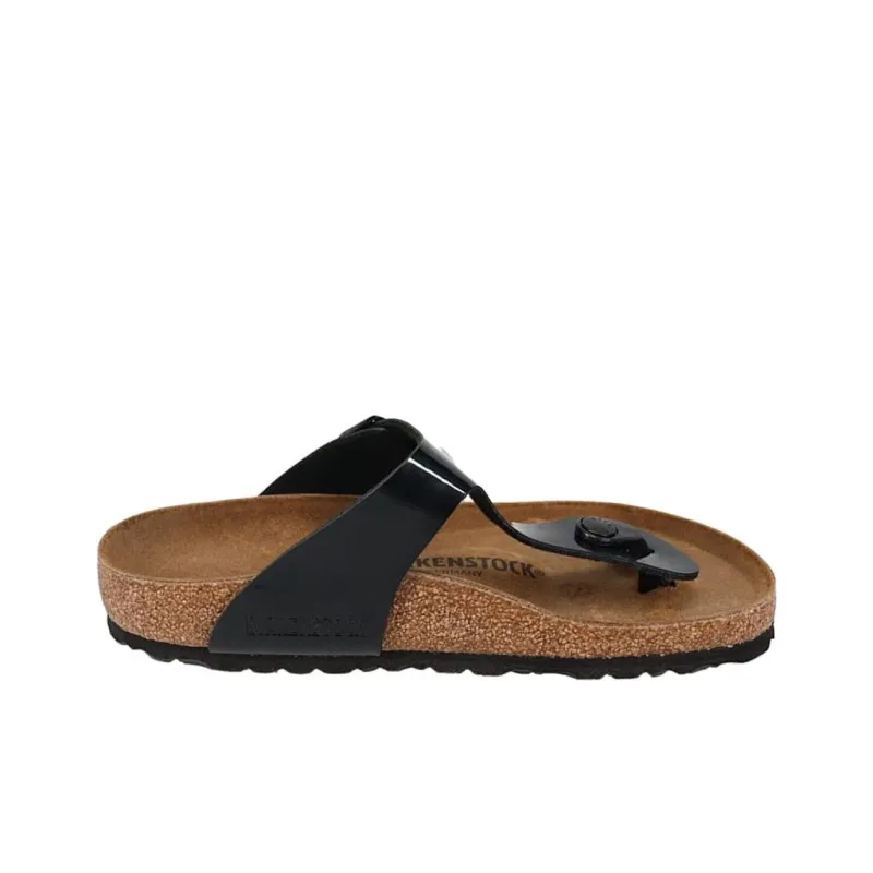 Birkenstock Gizeh Birko Flor Black Patent-1