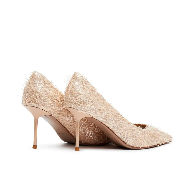 Joypeace Snow Flurry Flower High Heels Women's-3