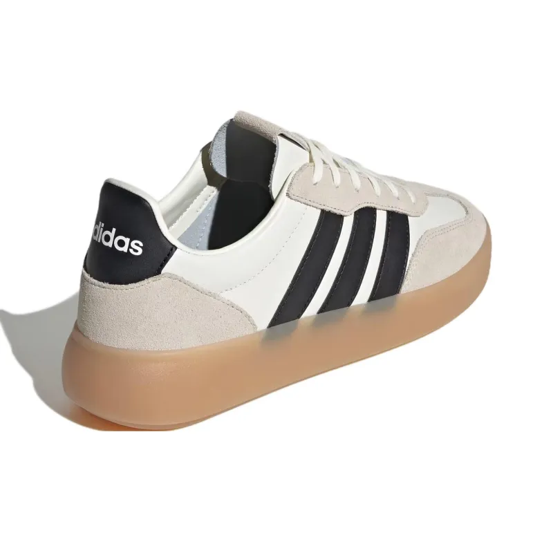 Adidas BARREDA DECODE Abrasion Resistant Low Top Skateboard Shoes Men's White-3