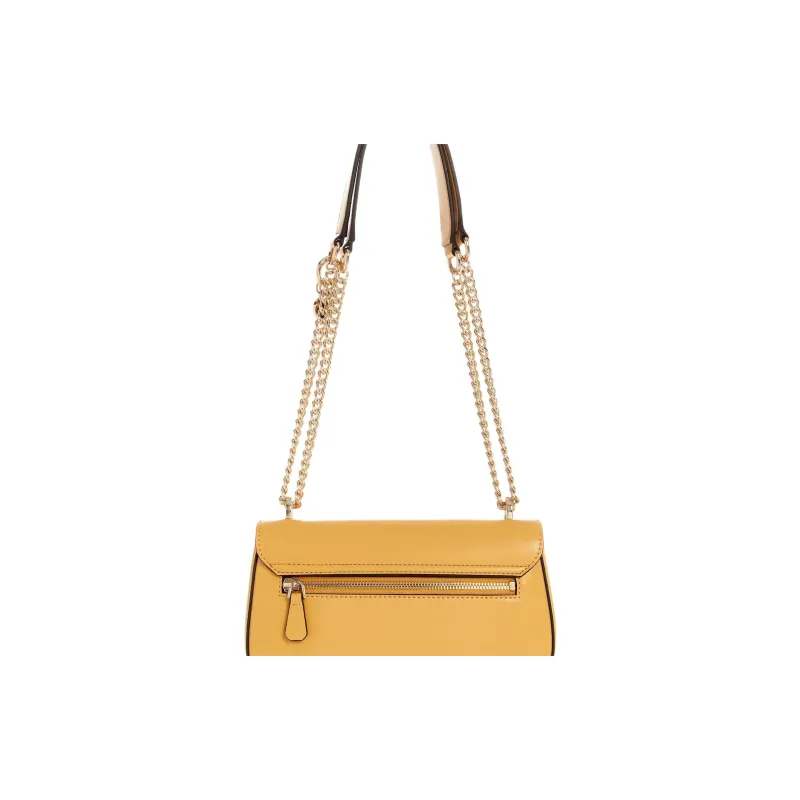 GUESS Artificial Leather Crossbody Bag Shoulder Bag Regular Women's Yellow-4