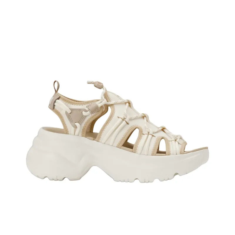 PUMA Cilia Wedge Beach Sandals Women's Ecru-1
