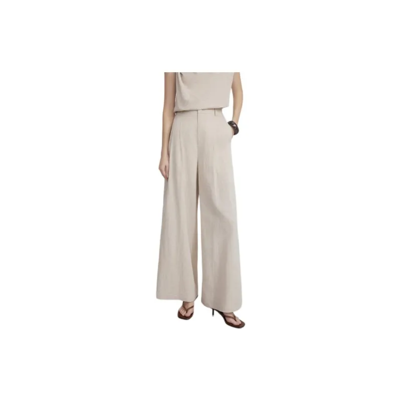 ELLE Casual Pants Women's Apricot-0