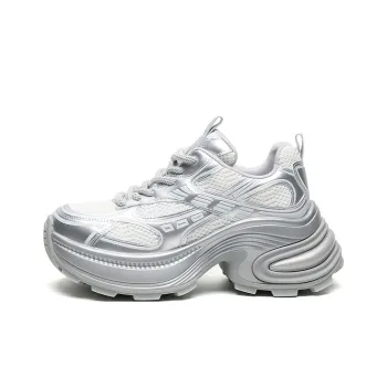 FIVE PLUS Height Increasing Low Top Chunky Sneakers Women's
