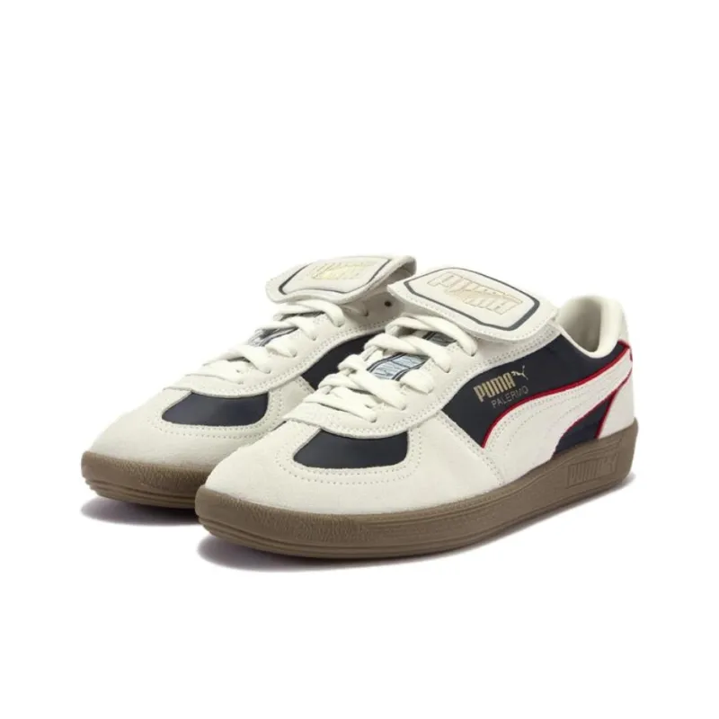 PUMA Palermo PREMIUM Abrasion Resistant Low Top Skateboard Shoes Unisex Blue White-2