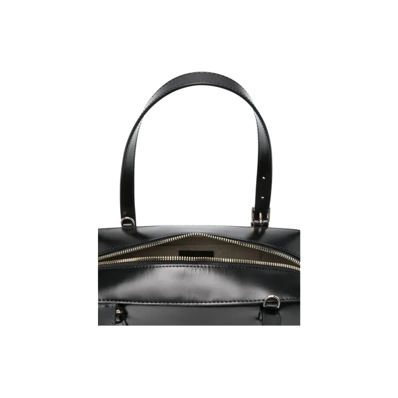 A.P.C Calfskin Shoulder Bag, Crossbody Bag, Handbag Women's Black-3