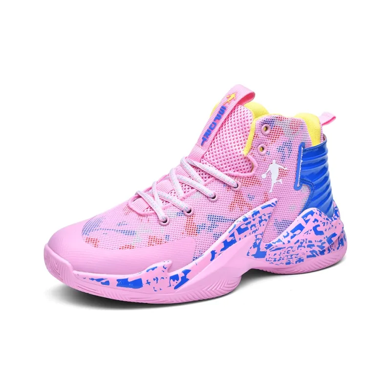 GQWE Shock Absorbers Slip Resistant, Abrasion Resistant, Lightweight High Top Basketball Shoes Unisex-19