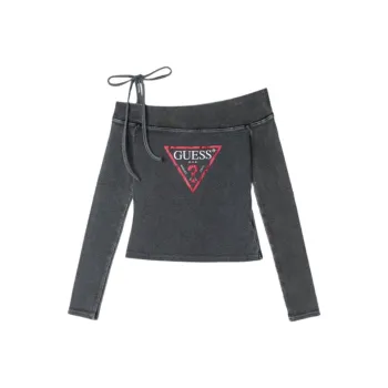 GUESS T Shirts Women's Gray