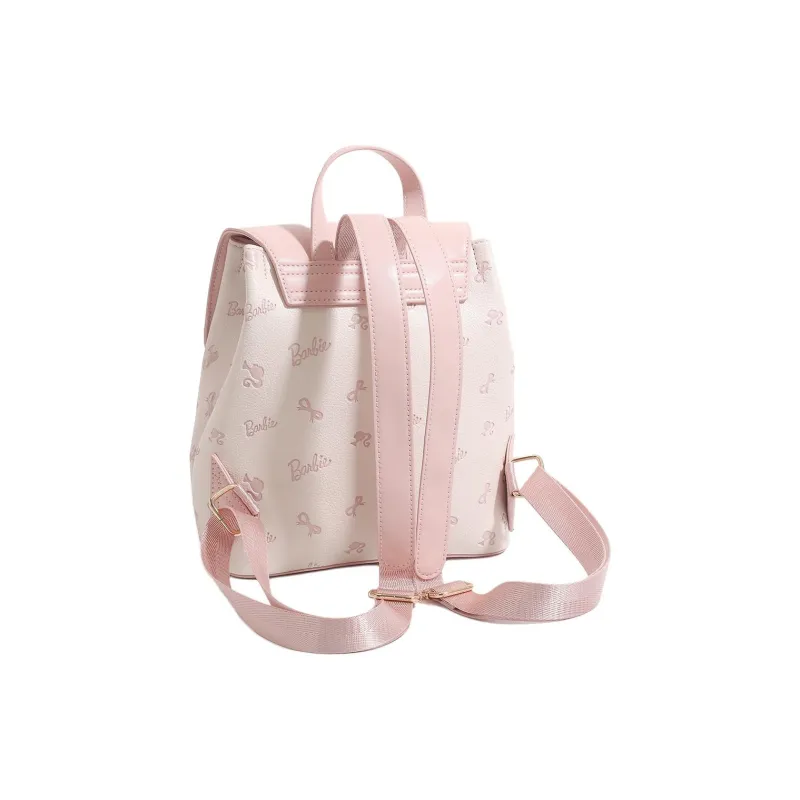 Barbie PU Backpack Women's Pink/White-3