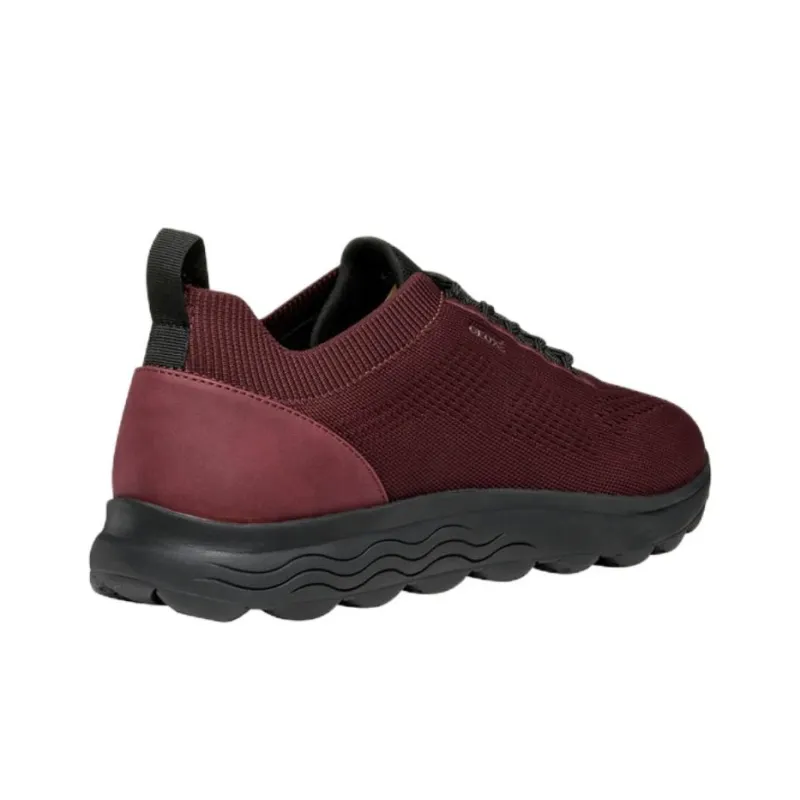 GEOX Spherica Low Top Casual Shoes Men's Burgundy-4