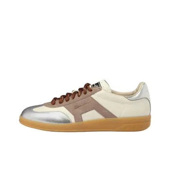 Santoni Dbs Oly Low Top Skateboard Shoes Women's Beige