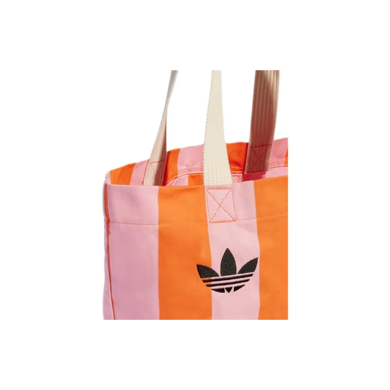 Adidas Cotton Shoulder Bag Unisex Half Pink Spark & Half Sun Orange-4