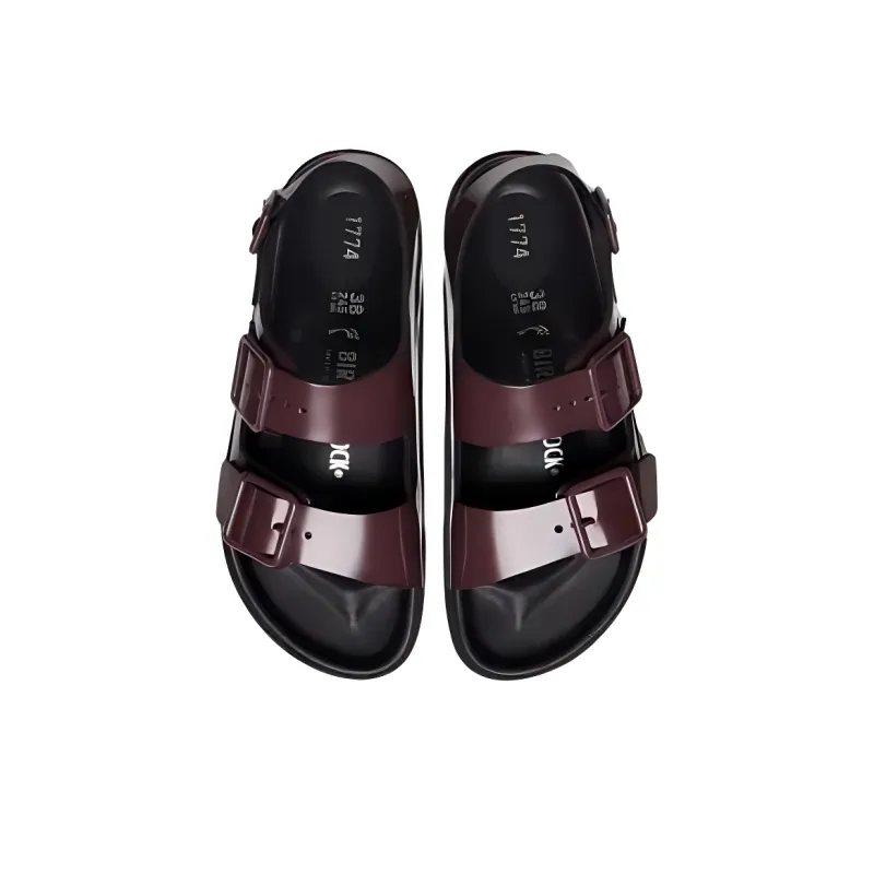 Birkenstock 1774 Strap Sandals Unisex Red Narrow Fit-3