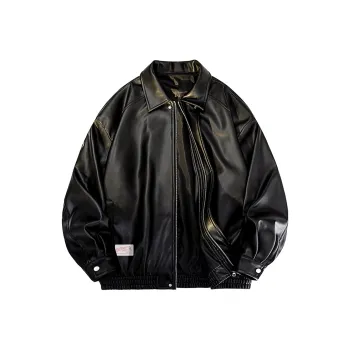 PAL ONGACO Leather Jacket Unisex