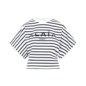 Alaia T Shirts Women's Black/White