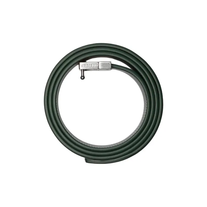 Burberry Leather Belts Men's Green -1