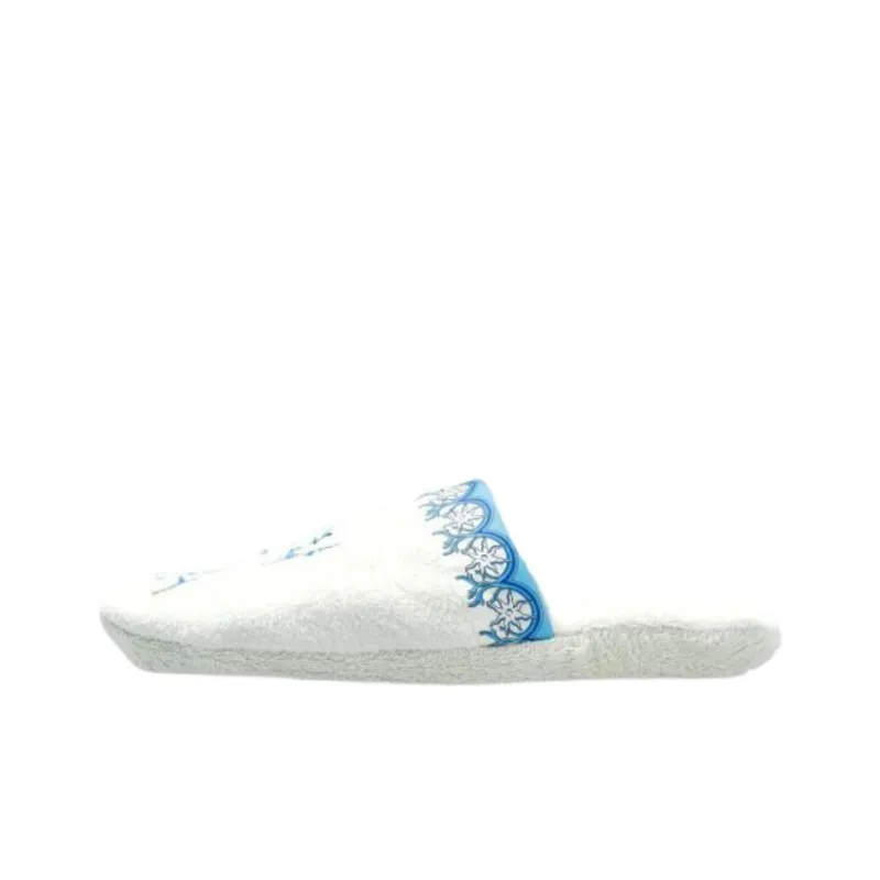 VERSACE Abrasion Resistant Closed Toe Slippers Unisex White-0