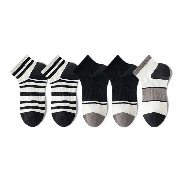 Lan Miao Mid Calf Socks Men's 5 Pack-10