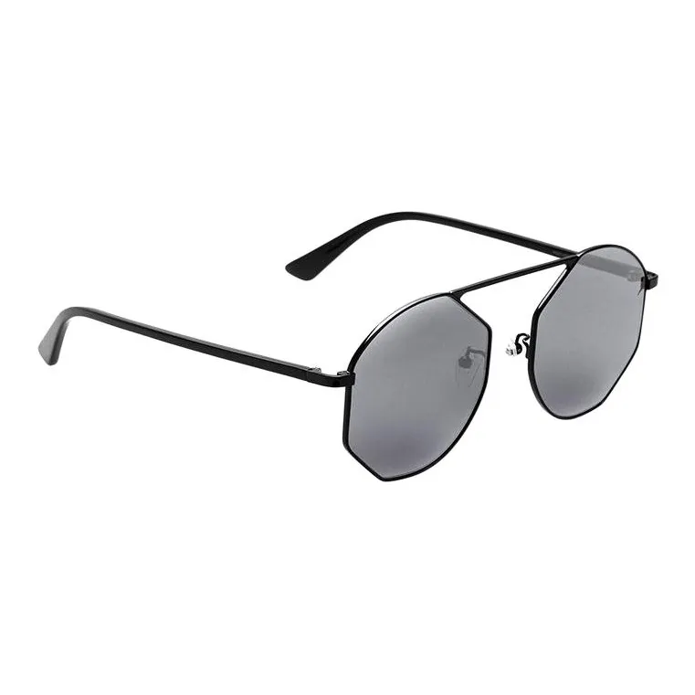 McQ Alexander McQueen Metal Aviator Sunglasses Unisex Black-2