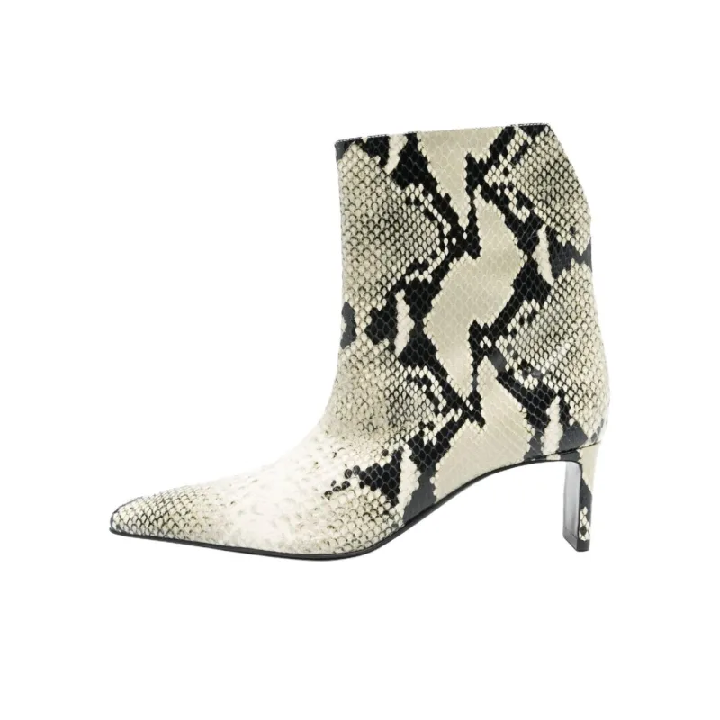 KHAITE Ona Ankle Boots 5.5cm Women's Gray-0
