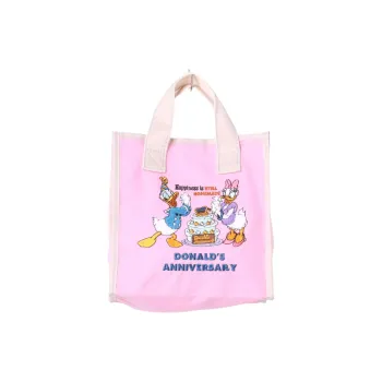 Disney Cotton Tote Bag, Shopping Bag, Handbag Mini Women's Pink
