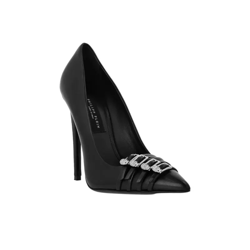 PHILIPP PLEIN Slim Heel High Heels Women's Black-2
