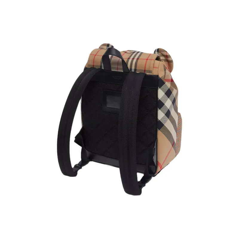Burberry Cotton Backpack Kids' Beige-1