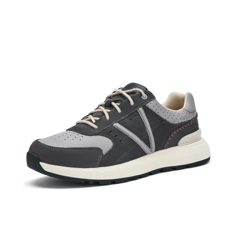 Clarks Breathable Low Top Casual Shoes Men's Black-1