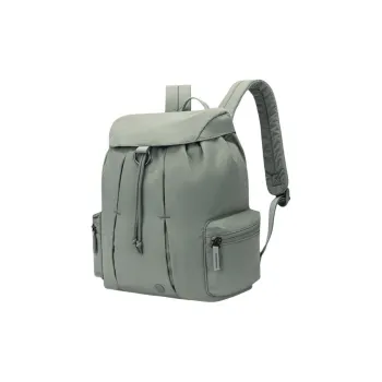 Anta Nylon Spell PU Backpack Unisex Crab Shell Green