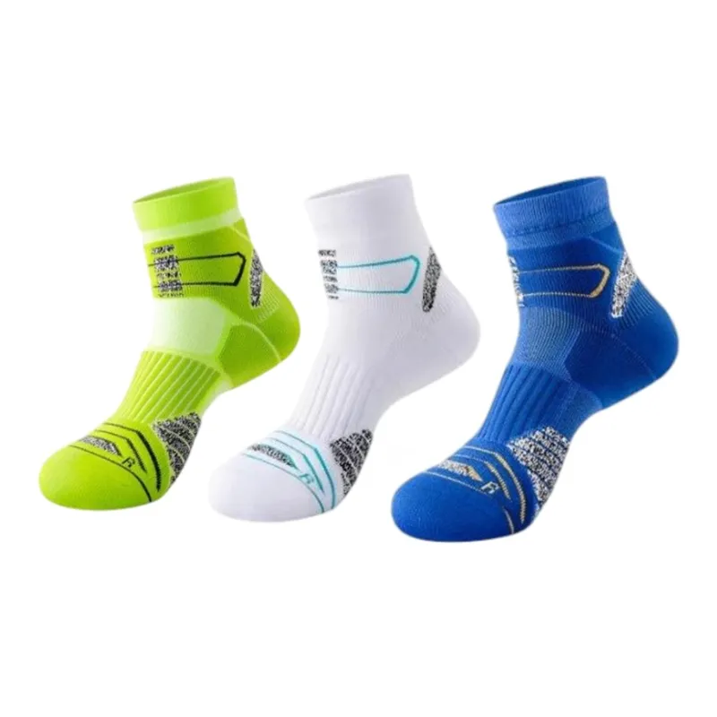TLXT Basketball Socks Men's Slip Resistant Shock Absorbers, Comfortable And Breathable, Combo Set-19
