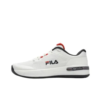 FILA Court Abrasion Resistant Low Top Tennis Shoes Men's White