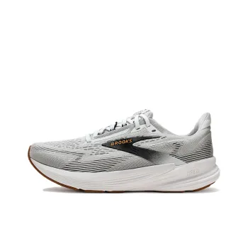Brooks Abrasion Resistant Low Top Sprint Running Shoes Men's Gray