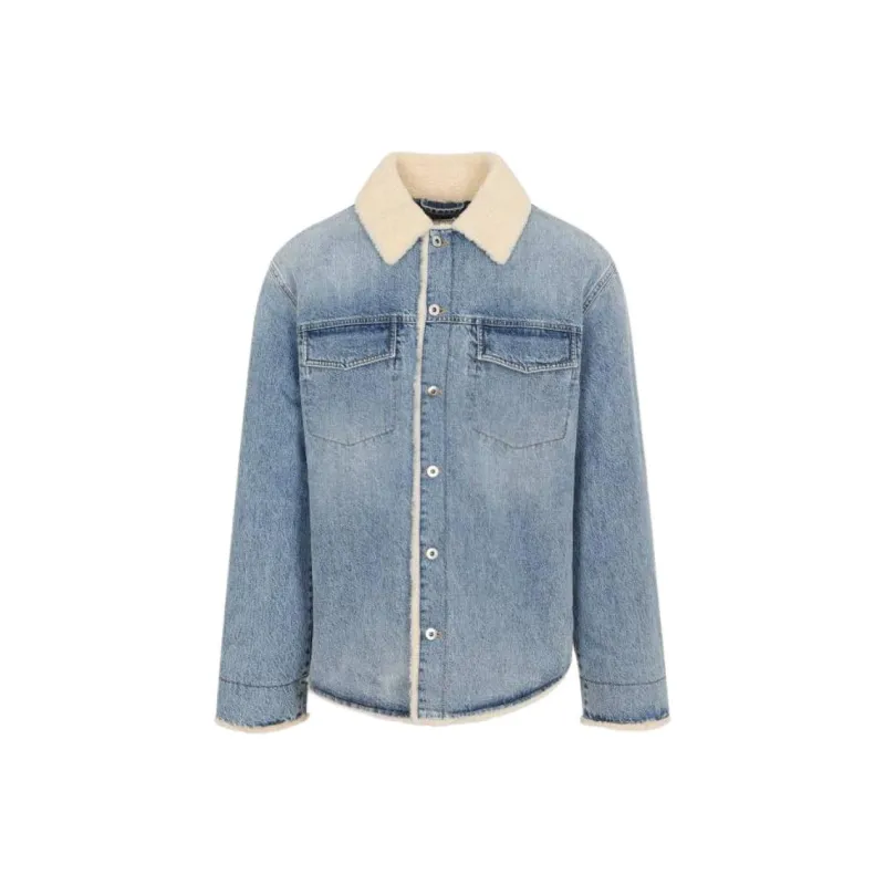 Bottega Veneta Jackets Men Blue-0