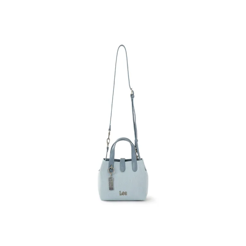 Lee Fabric Bucket Bag, Portable Crossbody Bag, Shoulder Bag Women's Dark Blue-1