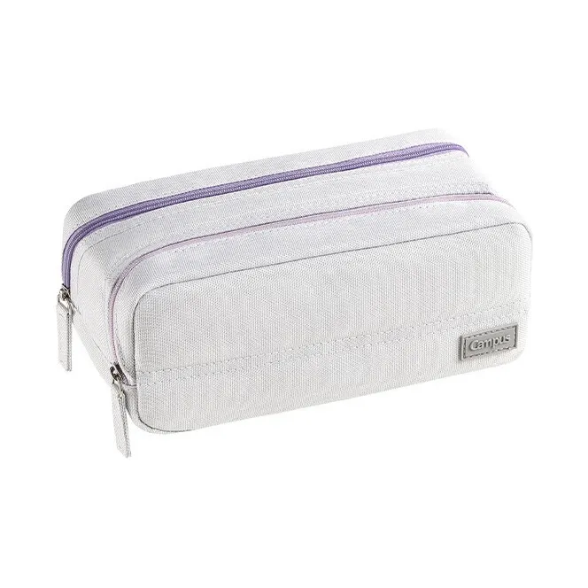 KOKUYO Campus Double Zipper/Desk Upright Large Capacity Pencil Case/pencil Box-4