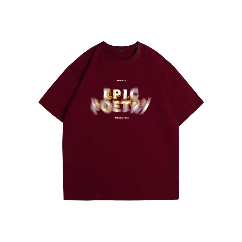 EPIC POETRY Short Sleeved T Shirts Unisex-8