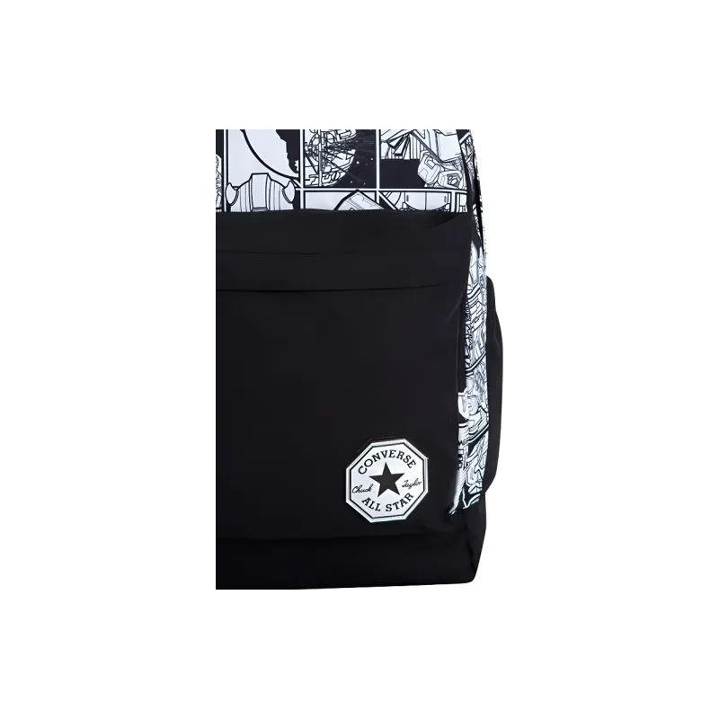 Converse Transformers Co branded Polyester Backpack Unisex Jet Black-4