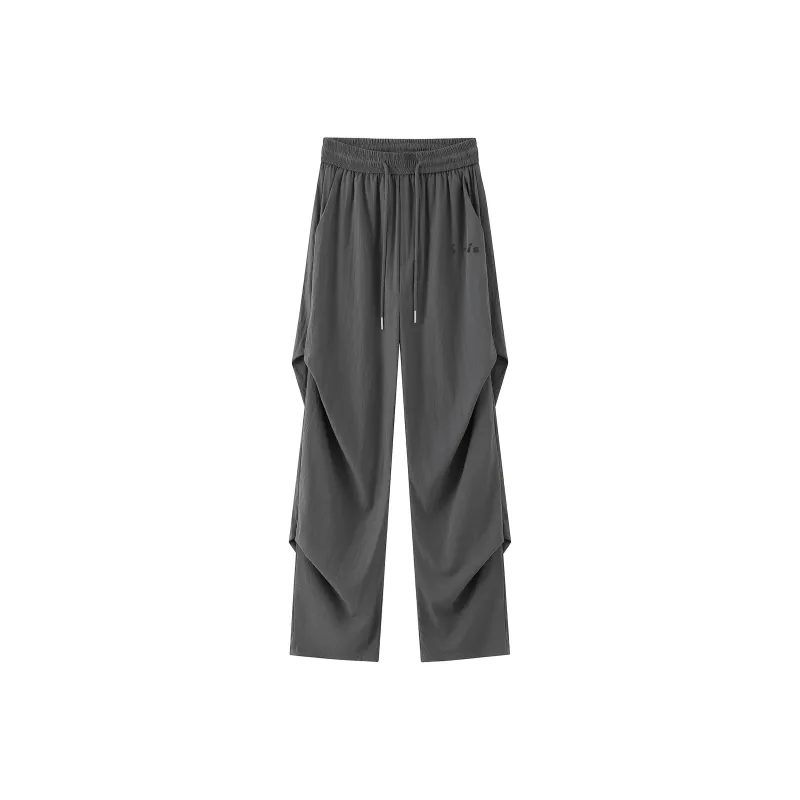 SOIE Casual Pants Unisex Gray White-18
