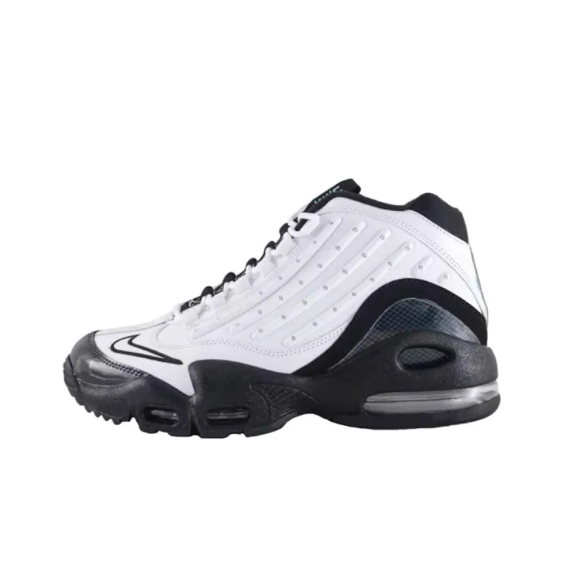 Nike Air Griffey Max 2 Abrasion Resistant Breathable Mid Top Training Shoes Men's Black White-0