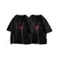 [100% cotton 2 Pack]Black (Butterfly)+Black (Butterfly)