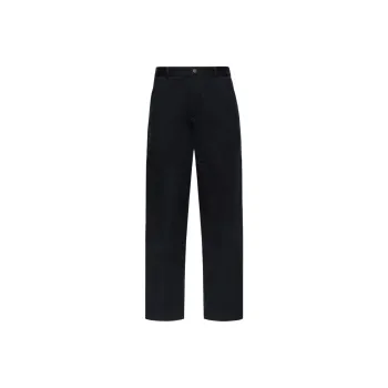 Moncler FW25 Cotton Gabardine Trousers Casual Pants Men's Black