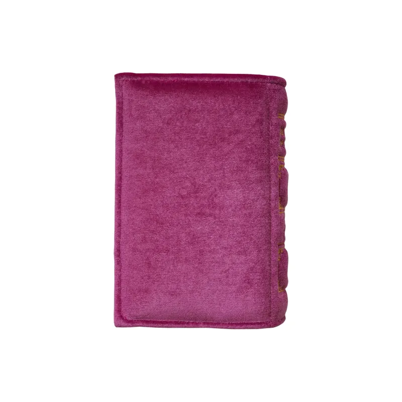 GLADEE Old Book Pouch/Magenta Pink Vintage Book Pencil Case Pencil Case/pencil Box-6