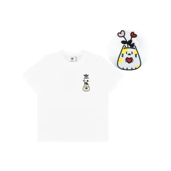 Adidas Originals Extraordinary American Vintage Loose Fit Crew Neck Short Sleeved T Shirts Unisex White