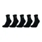 [Soft and Warm Fleece Socks]Black (5 Pack)