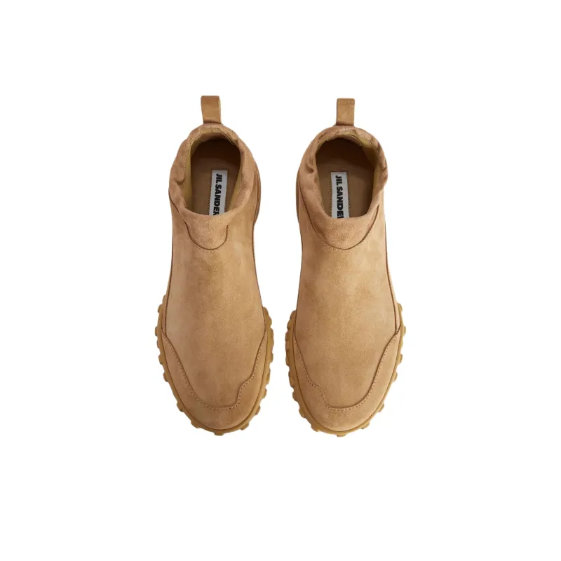 JIL SANDER Moon Low Top Casual Shoes Men's Brown-4