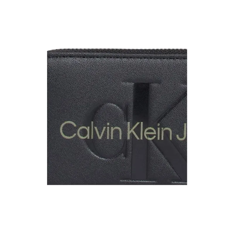 CALVIN KLEIN PU Wallet Women's Black & Dark Pine-3
