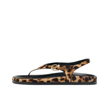 ZARA One Strap Sandals 2cm Women's Brown