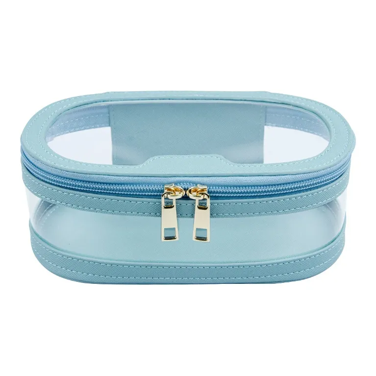 WW 160704 Refreshing Refined Cosmetics Bag Premium Small Run Design With Texture PVC Transparent Makeup Bag Makeup Bags-1