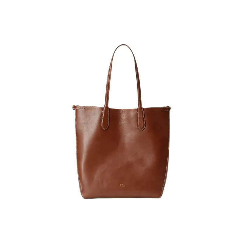 Polo Ralph Lauren Bellport Cow Leather Tote Bag, Shopping Bag, Handbag, Shoulder Bag Women's Leather Color-2