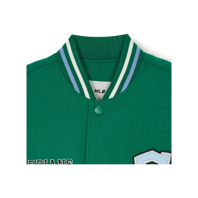 MLB SS24 Baseball Jacket Unisex Green-2